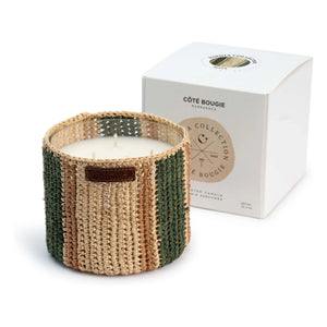 Côté Bougie - Raphia Maya Candle - Mint & Tea