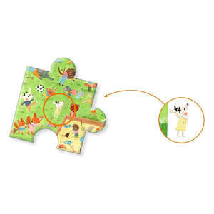 Djeco - Square Puzzle - 36 Pieces