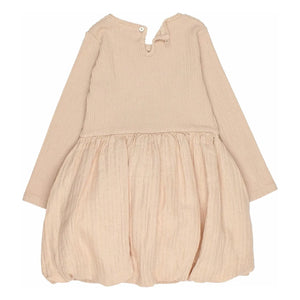 Búho - Combo Dress Lurex Organic Cotton Gauze | Pink