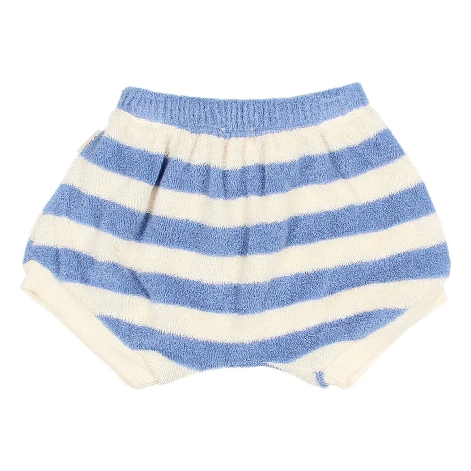 Búho - Organic Cotton Striped Shorts | Light Blue
