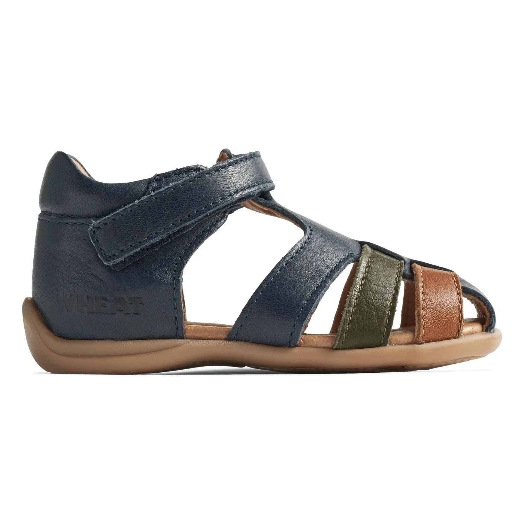 Wheat - Robbie Deri Sandals | Lacivert