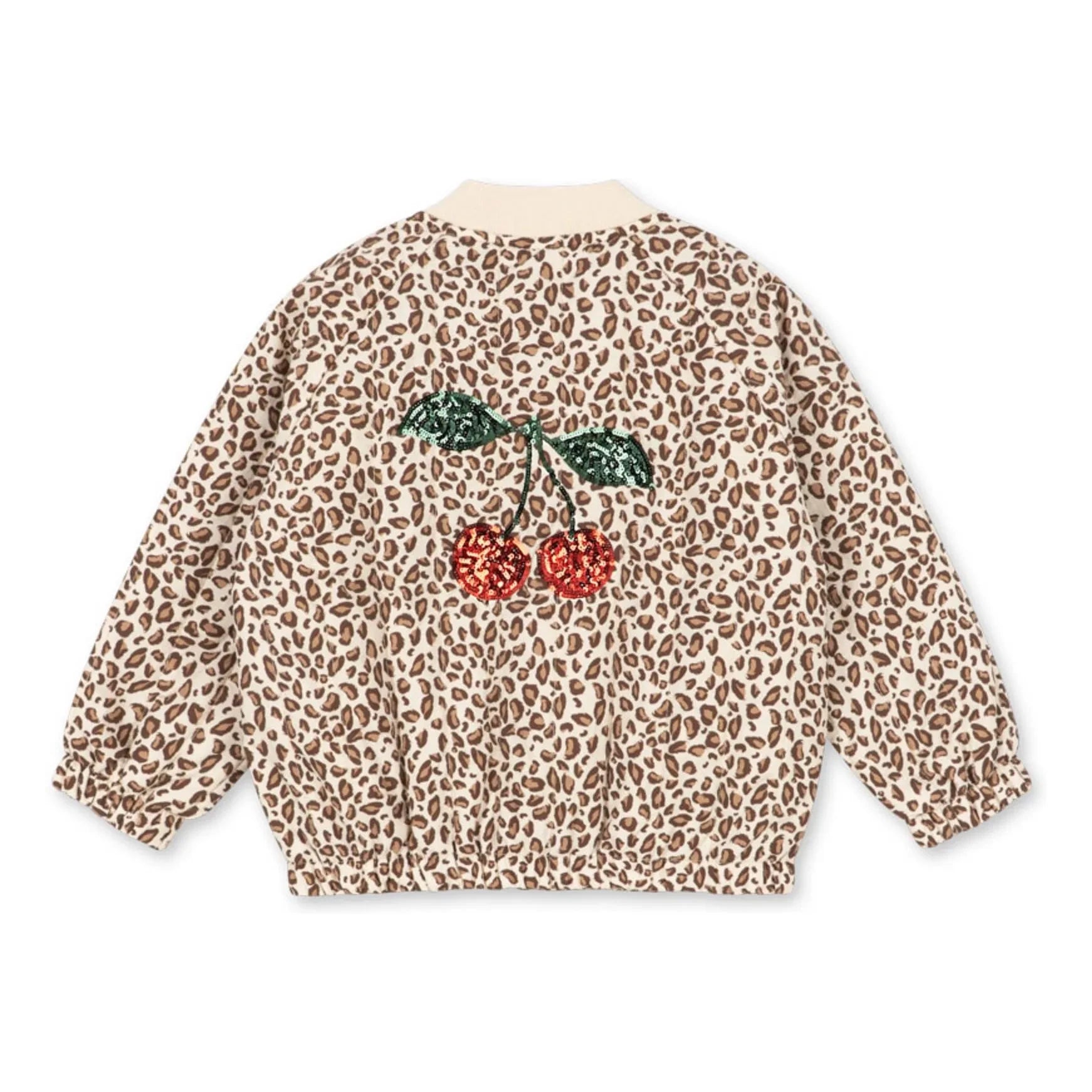 Konges Sløjd - Juno Leopard Sequin Bomber Jacket | Brown