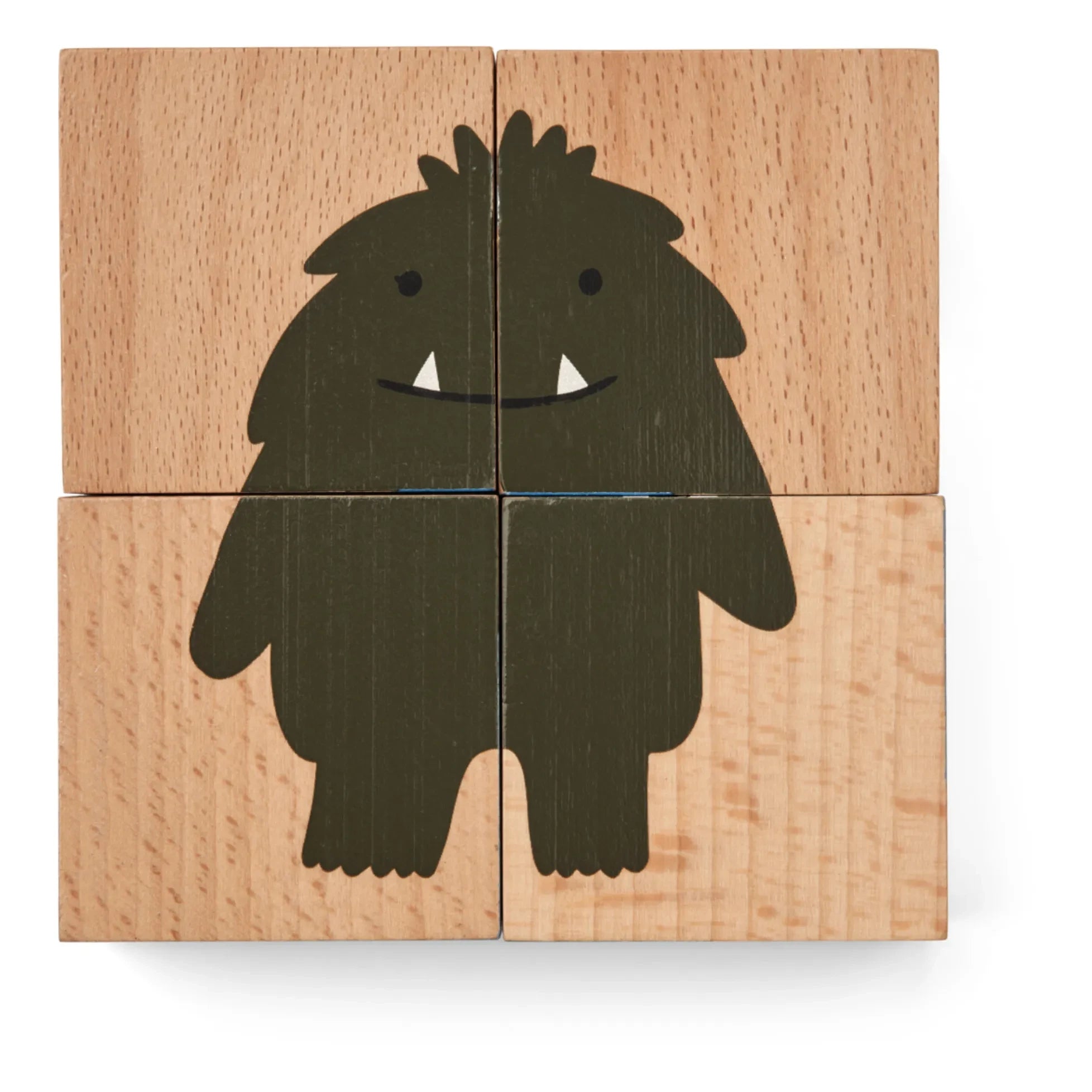 Liewood - Aage Wooden Blocks | Monster/Nature