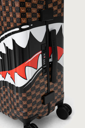 Sprayground - Sharks in Paris Brown Suitcase 910CL327NSZ