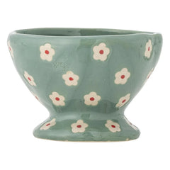 Bloomingville - Floral Patterned Stoneware Bowl Nini | Blue