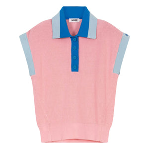 Indee - Valor Mesh Polo T-Shirt | Pink