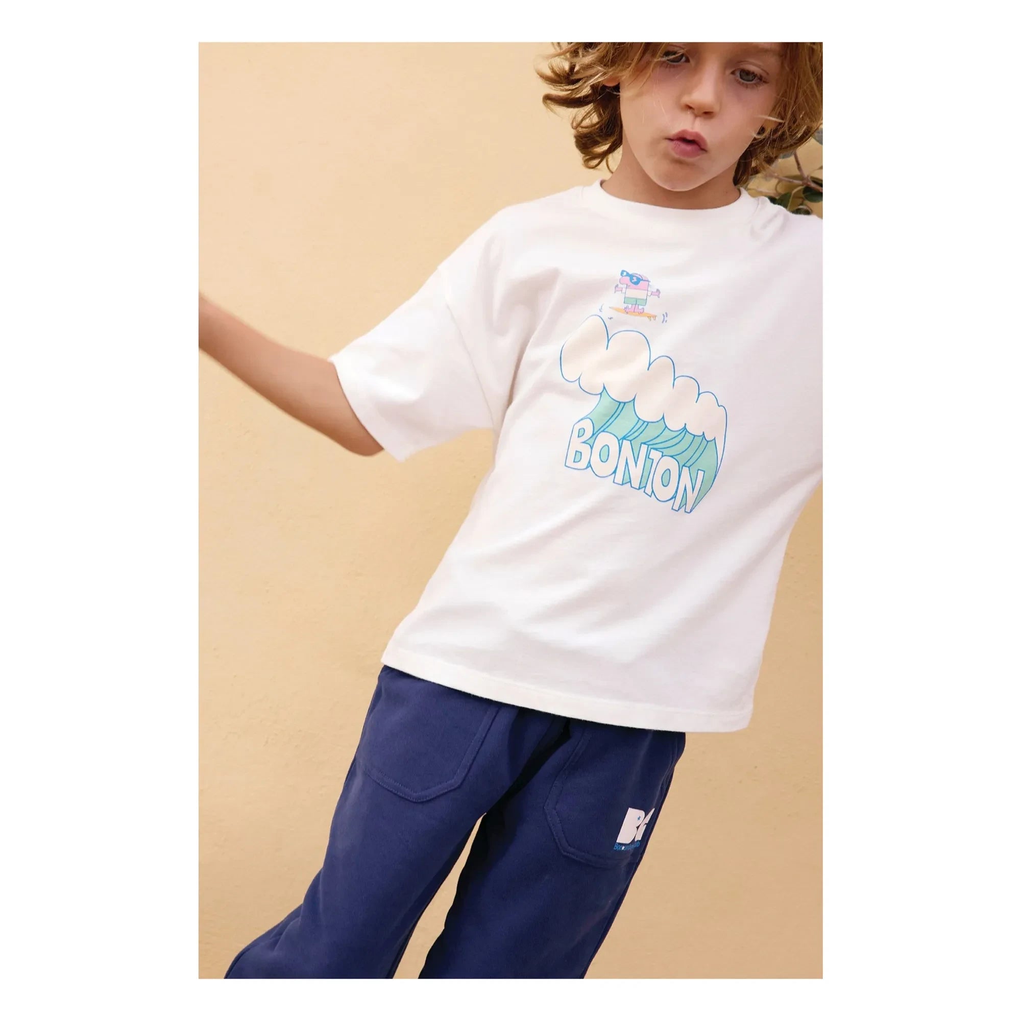 Bonton - Livo Wave T-Shirt | Off-white