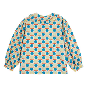 Bobo Choses - Geometric Organic Cotton Blouse | Off-white