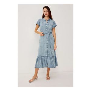 Rails - Kahlo Dress | Denim blue