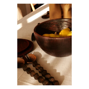 Woodmata - Teak Wood Salad Serving Set | Teak
