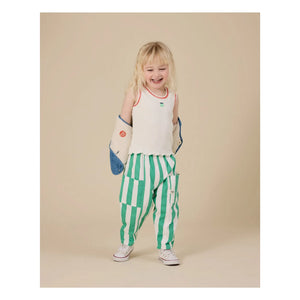 Goldie + Ace - Fitted Cotton Tank Top Apple | Ivory