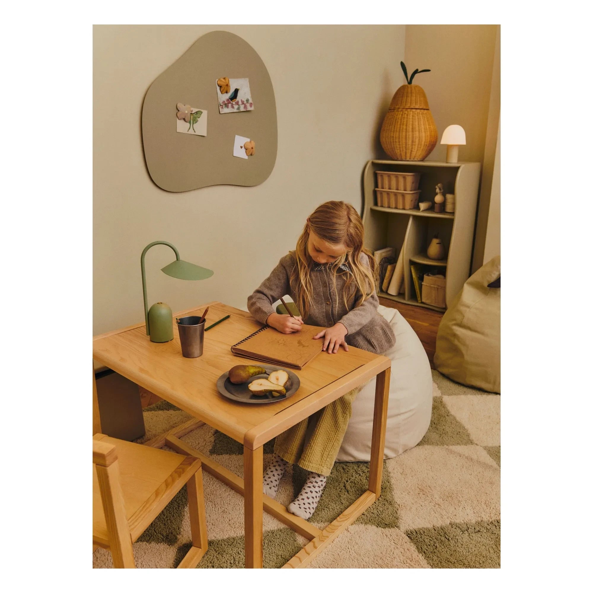 Ferm Living Kids - Pear Pouf | Beige
