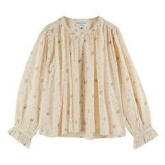 Emile et Ida - Dounia Organic Cotton Blouse | Cream