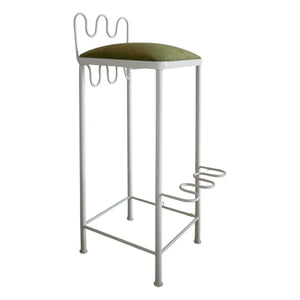 Honoré - Dolores bar stool with water-repellent fabric | Khaki