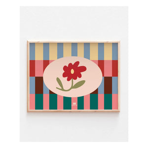 Ma petite vie - Graphic Floral Poster