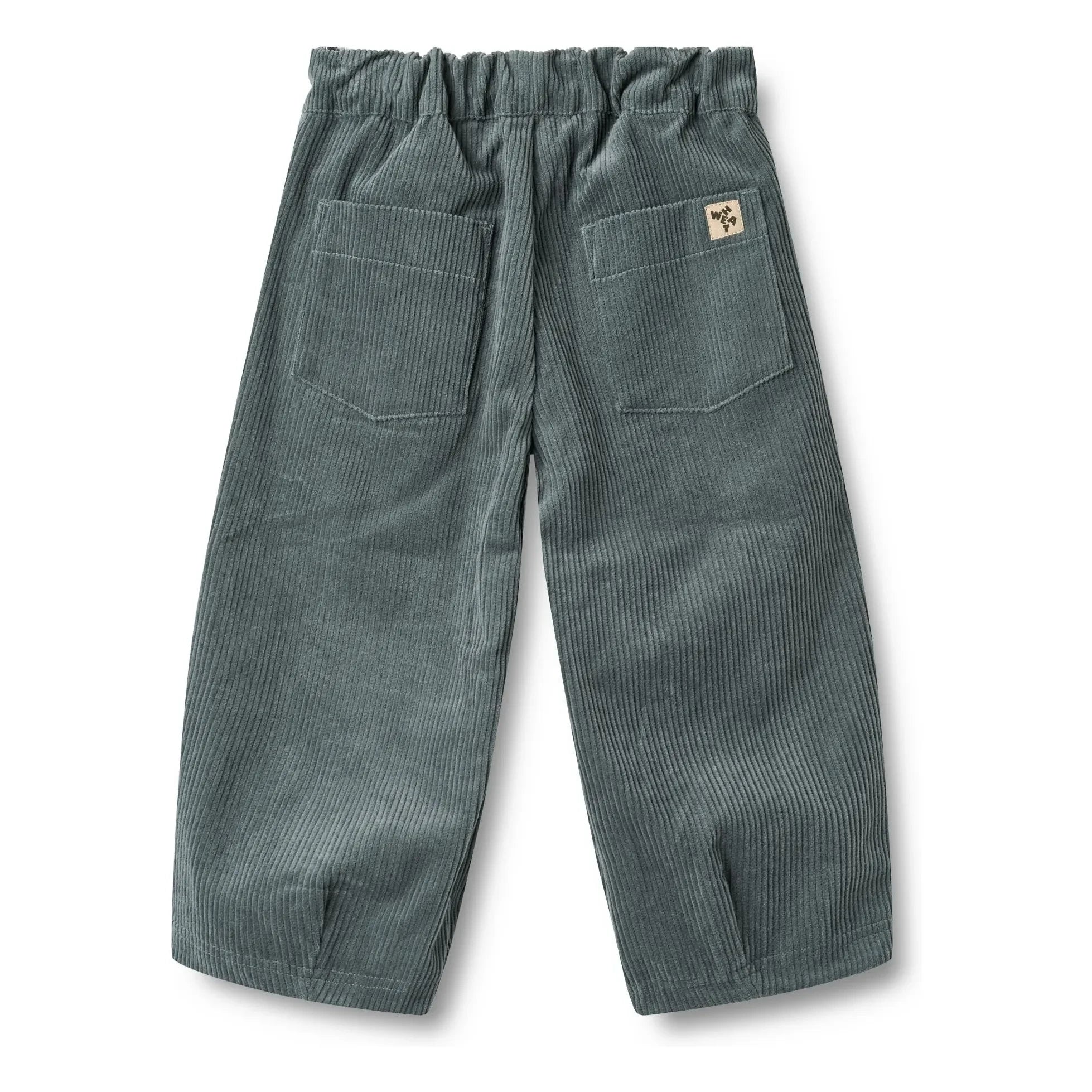 Wheat - Juno Organic Cotton Velvet Pants | Gray Blue