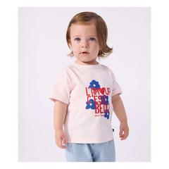 Petit Bateau - Strawberry Organic Cotton T-Shirt | White