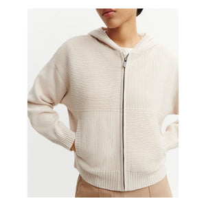 Bompard - Cashmere and Silk Hooded Sweater | Cream