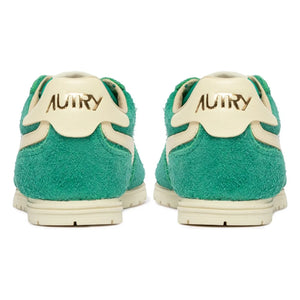 Autry - Windspin Low Two-Tone Suede & Leather Sneakers | Green