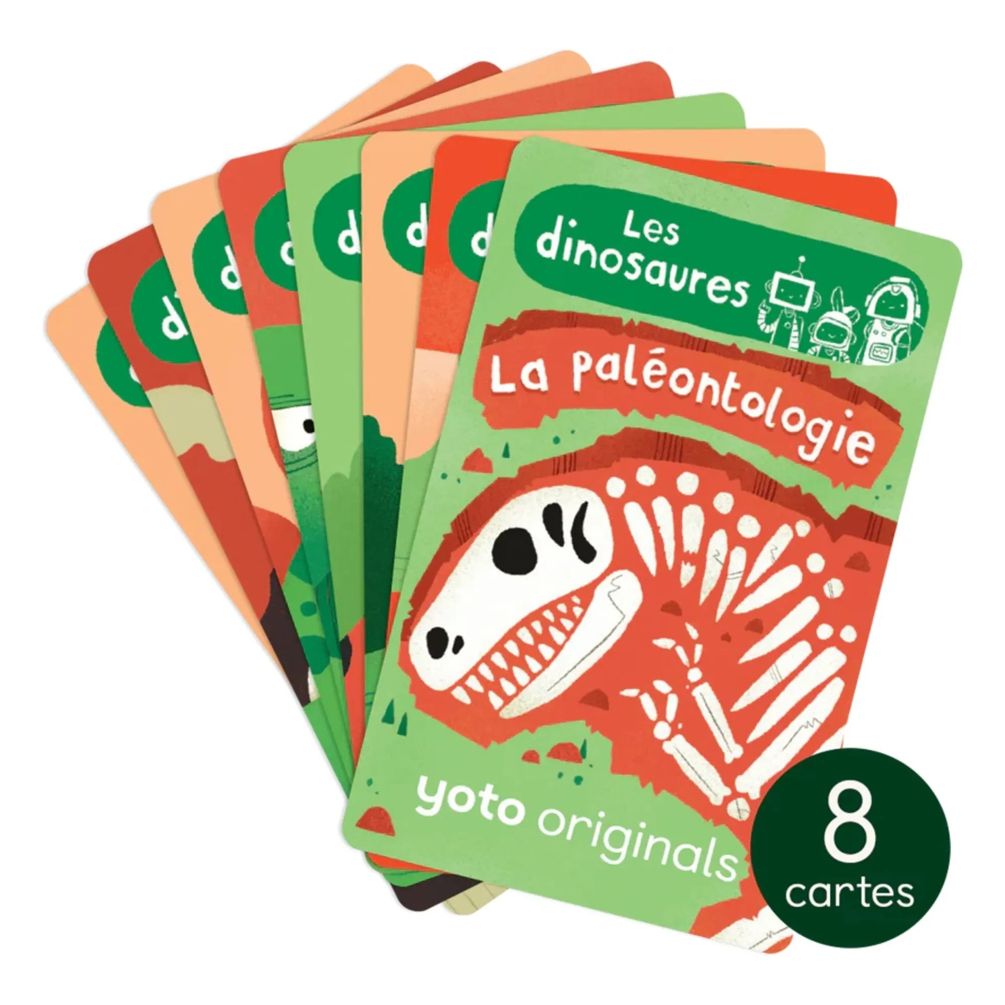 Yoto Player - Explorobots Cards: Dinosaurs - Pack of 8