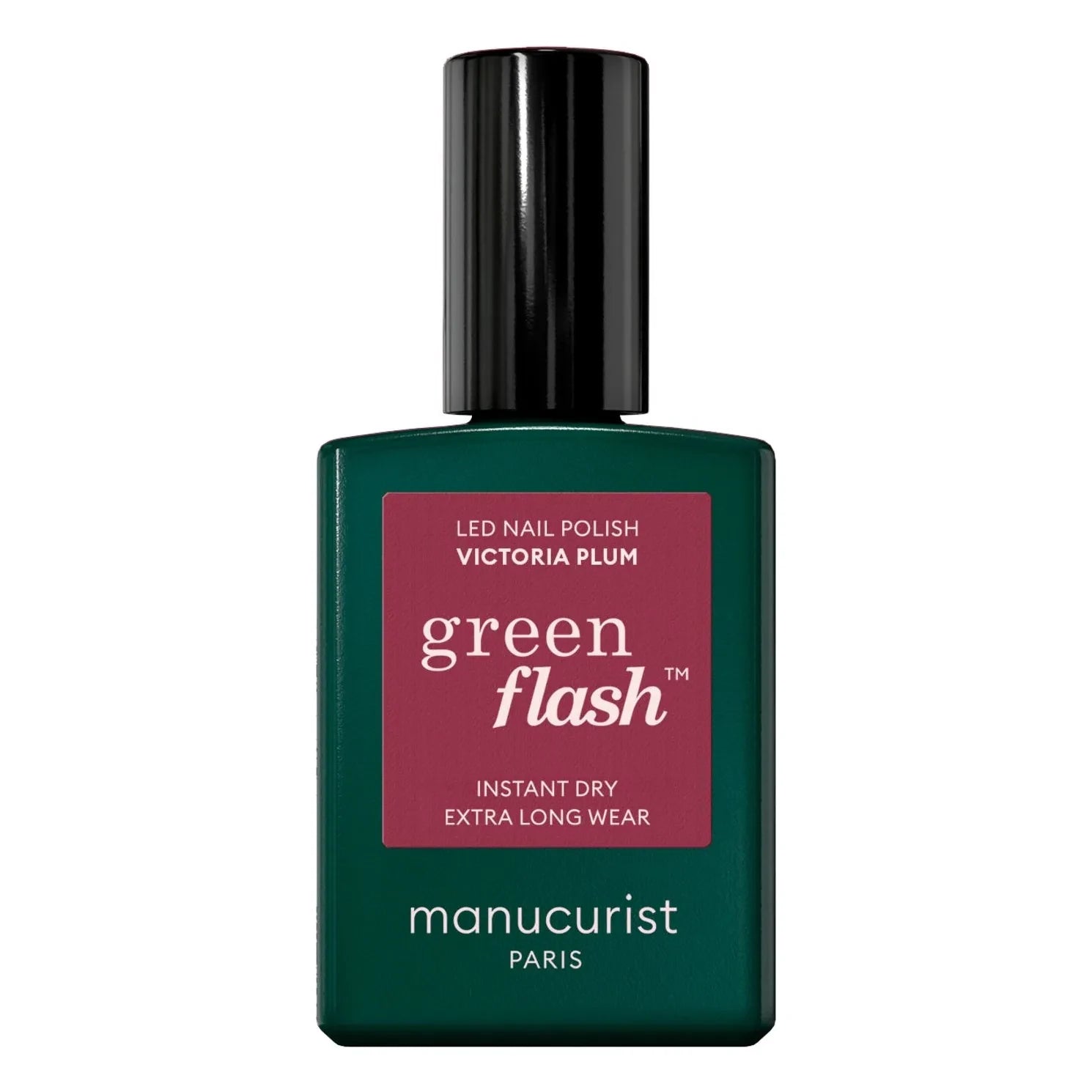Manucurist - Green Flash Semi-Permanent Nail Polish - 15 ml | Victoria Plum