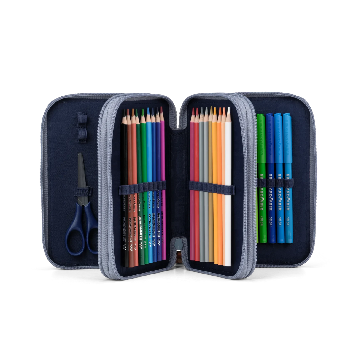Ergobag - Hard Pencil Case Maxi Track Readbear