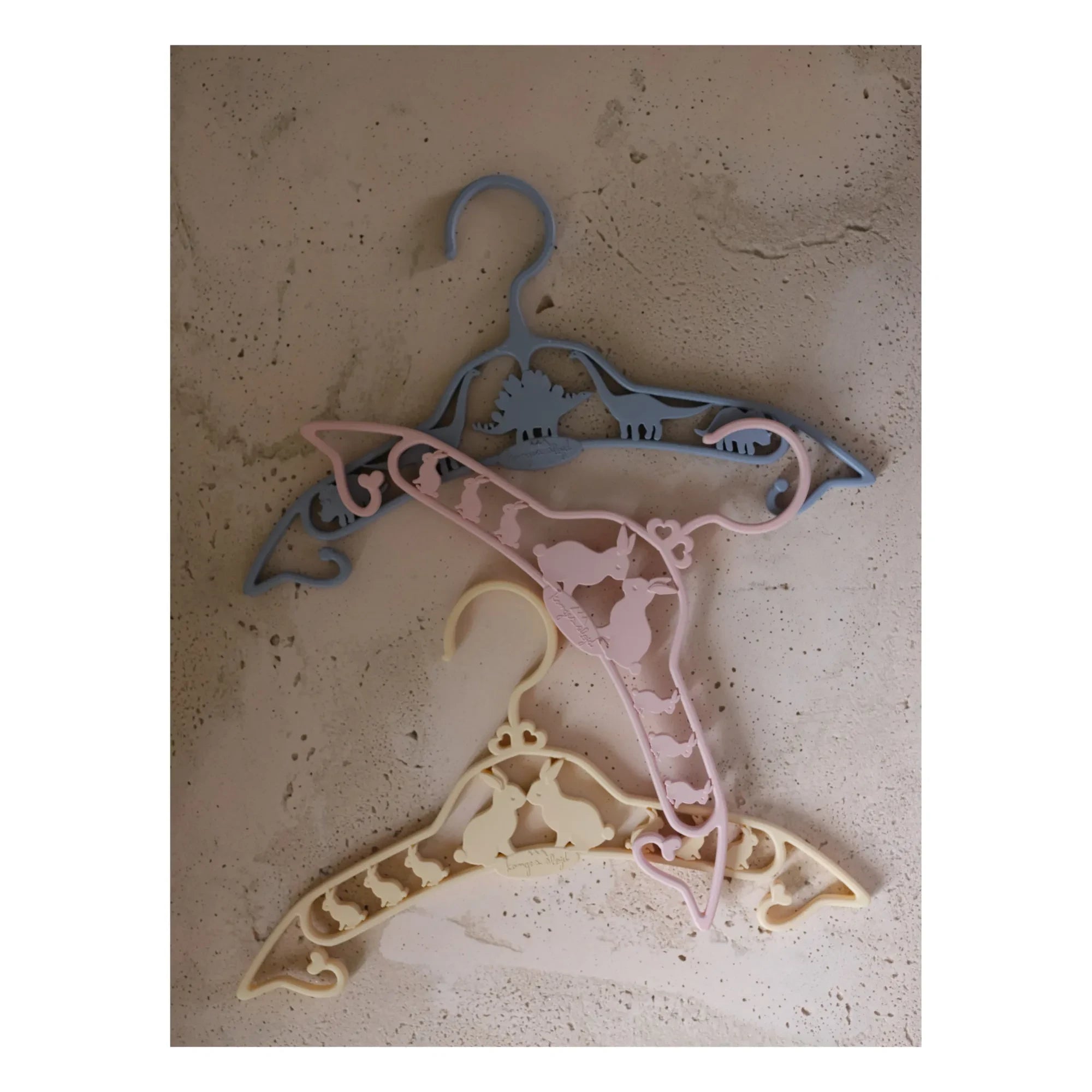 Konges Sløjd - Bunny Hooks - Set of 5 | Cream