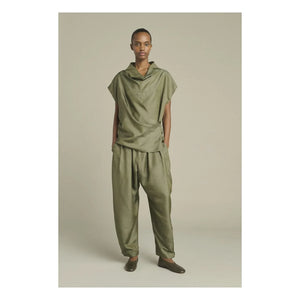 Soeur - Vernon Silk Trousers | Verdigris