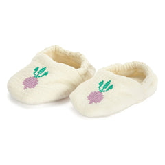 Bobo Choses - Organic Cotton Turnip Slippers | White