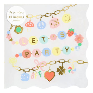 Meri Meri - Charm Party Paper Napkins - 16-Pack
