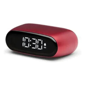 Lexon - Minut Mini Alarm Clock | Dark Red
