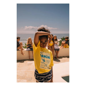 We Are Kids - Dylan Dancing Club T-shirt Organic Cotton | Yellow