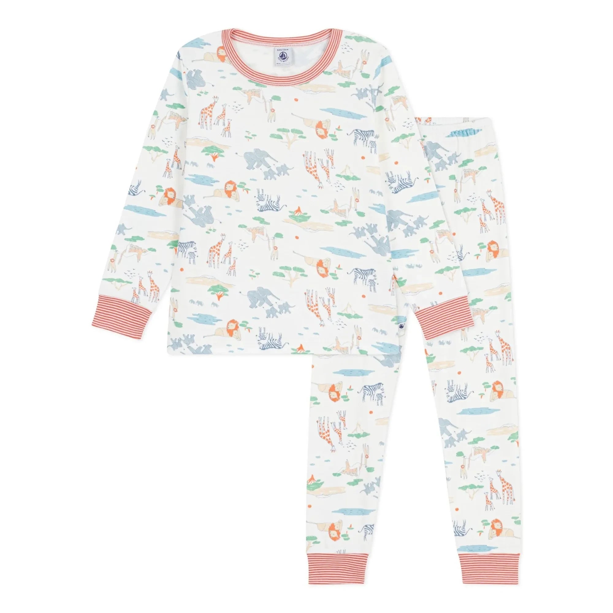 Petit Bateau - Savannah Pajama | White