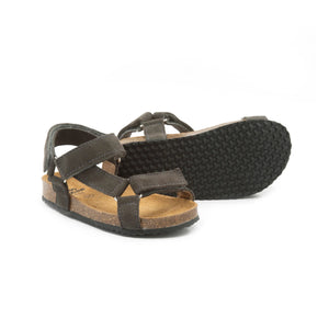 Pèpè - Adjustable Sandals - Two Con Me | Charcoal Gray