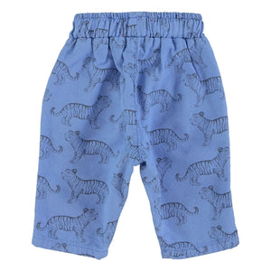 Piupiuchick - Tiger organic cotton pants | Blue