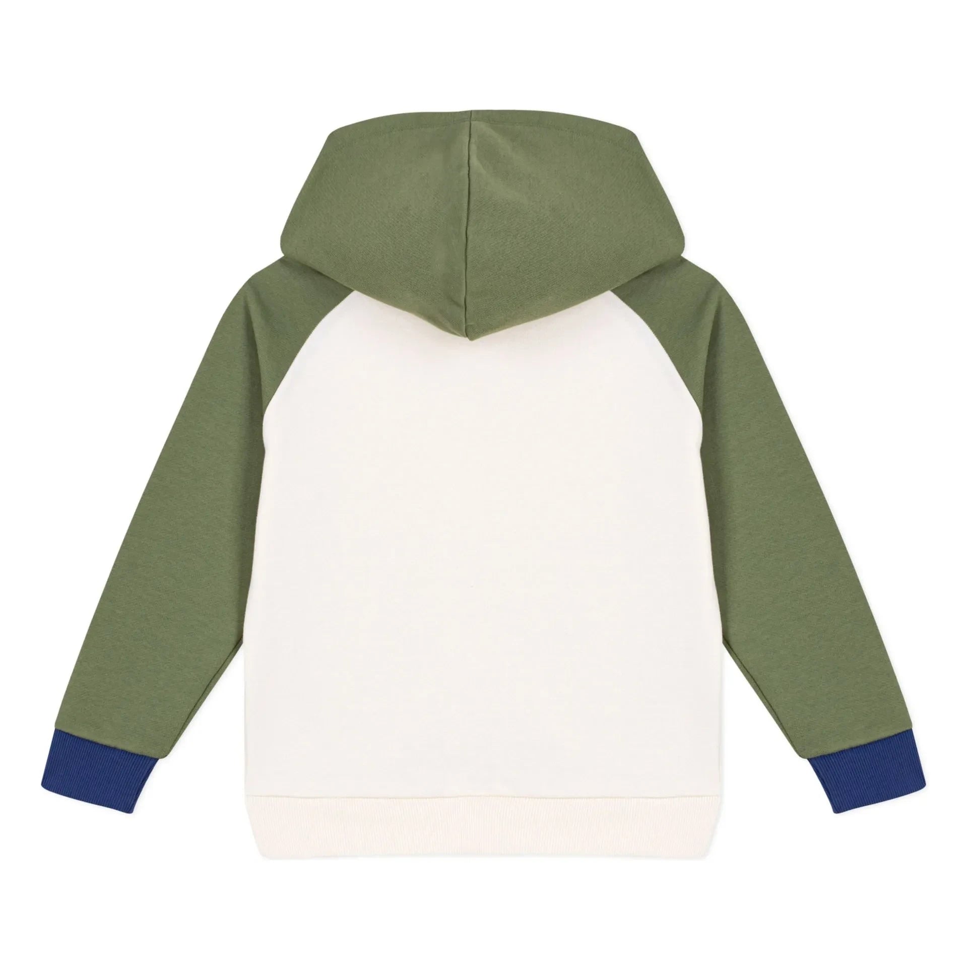 Petit Bateau - Colorblock Molleton sweatshirt | Off-white