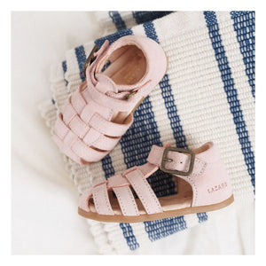 Lazare - Ernest Suede Sandals | Dusty Pink