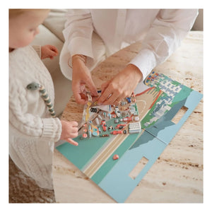 Mushie - Cars Reusable Sticker Book