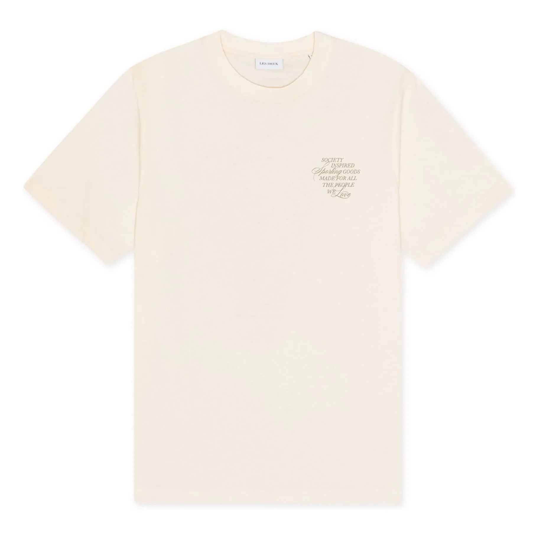 Les Deux - Ben Faience Organic Cotton T-Shirt | Cream