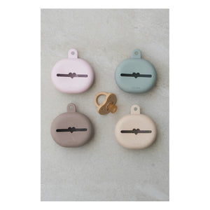 Hevea - Natural Rubber Pacifier Cover | Powder pink