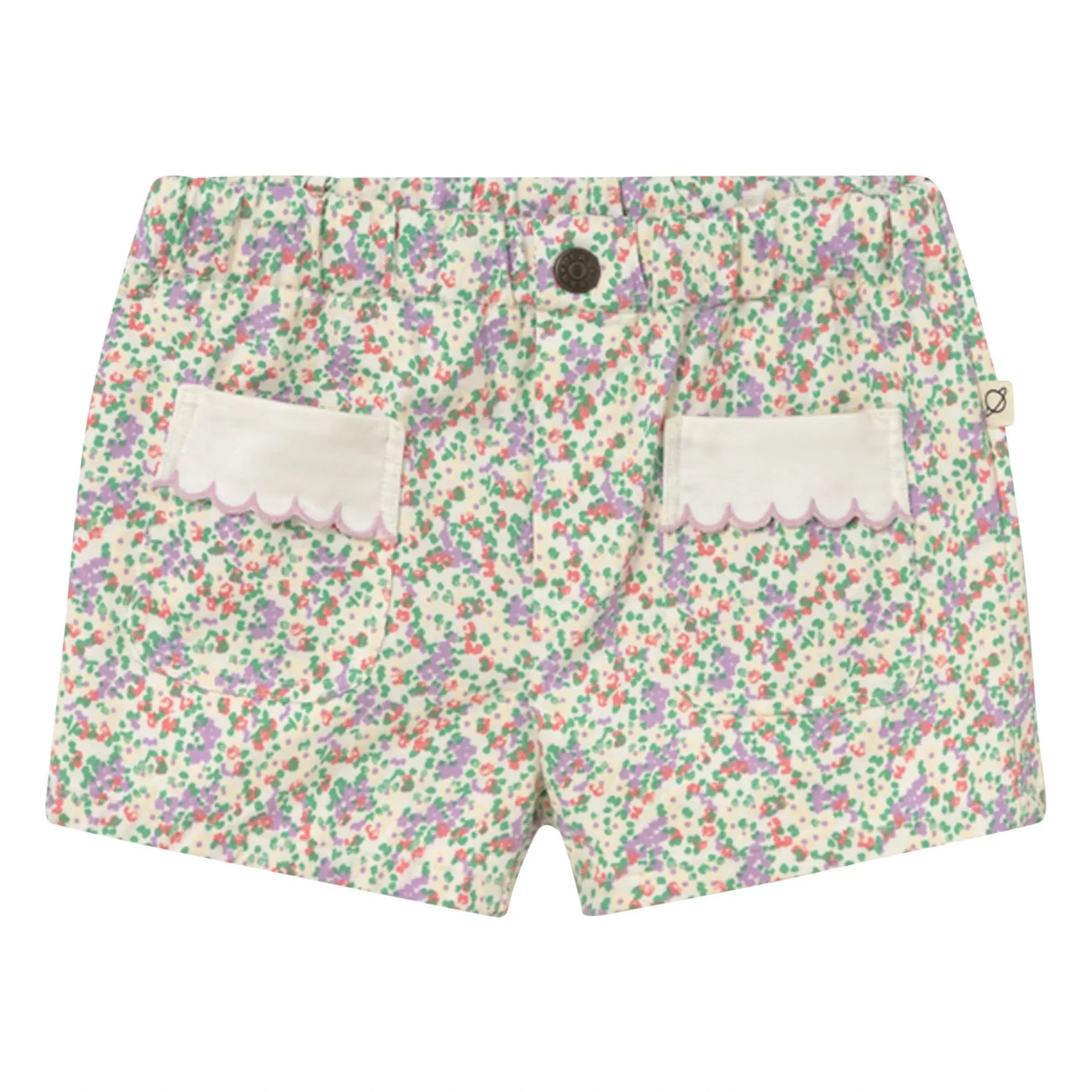 Cozmo - Pink Floral Shorts | Ecru