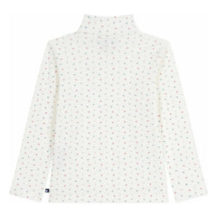 Petit Bateau - Organic Cotton Heart Pattern Tank Top | Ivory