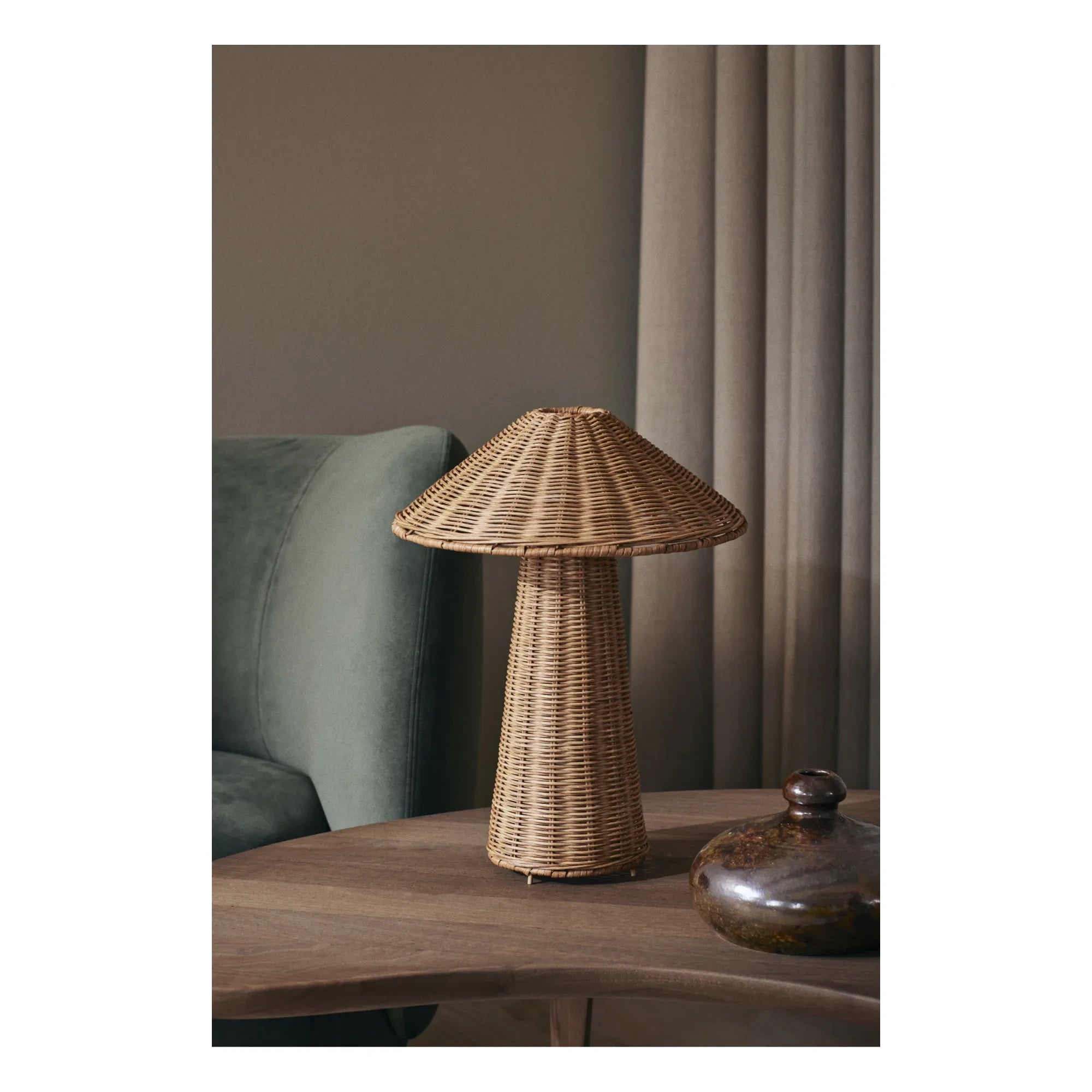 Ferm Living - Rattan Pendant Lamp Dou