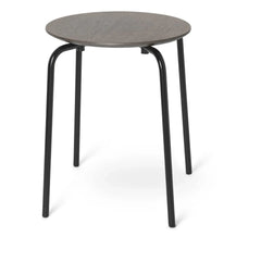 Ferm Living - Herman FSC Ahşap Tabure - 2'li Set | Koyu Meşe