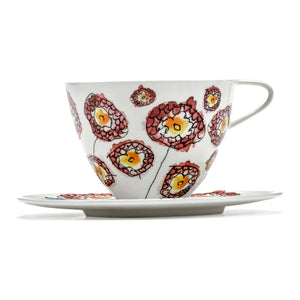Serax - Coffee Cup and Saucer Anemone, Serax for Marni - Set of 2 | Milk