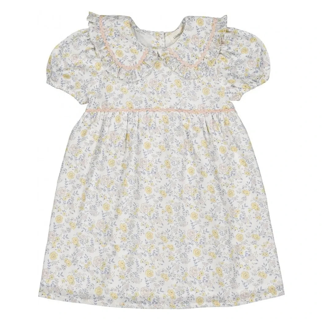 Louis Louise - Henrietta Floral Dress | White