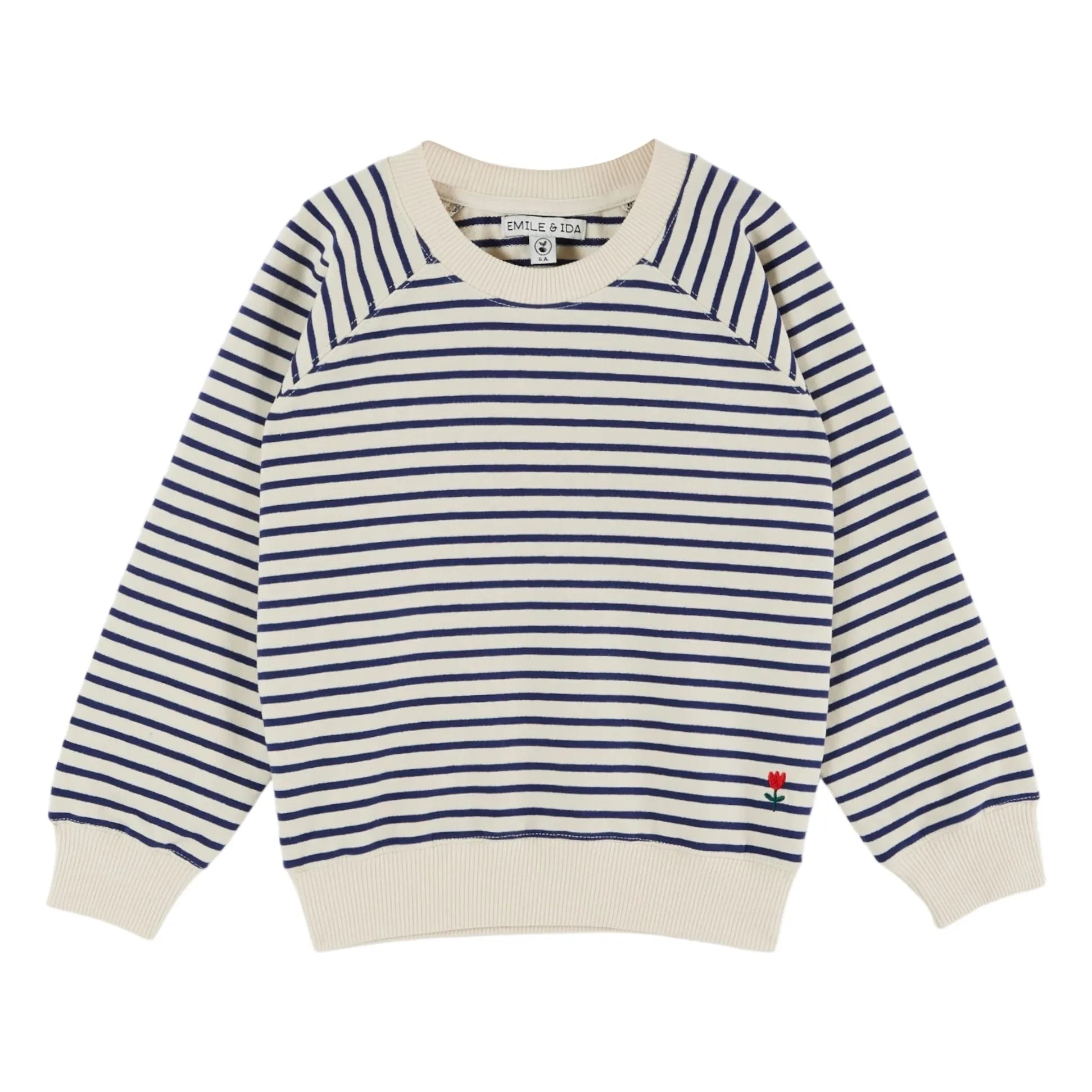 Emile et Ida - Sweat Stripes | Navy Blue