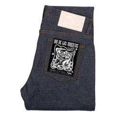 Naked & Famous - Weird Guy Denim Dia De Los Muertos Selvedge | Indigo