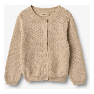 Wheat - Magnella Organic Cotton Cardigan | Ecru
