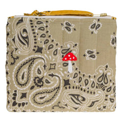 Call it by your name - Mini Zippered Cork Case | Beige